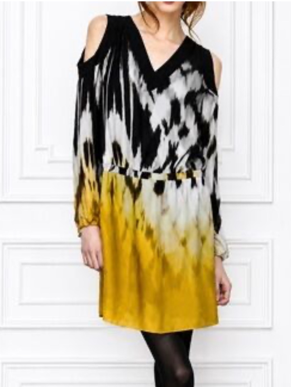 Leifsdottir 100% silk dress Anthropologie size 4